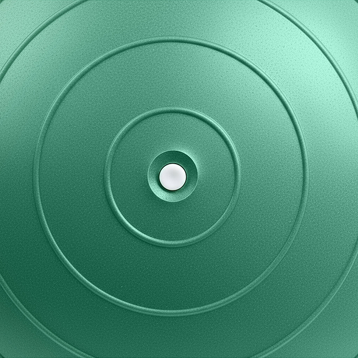 Фитбол 80см R0219 ROCKET Антивзрыв, цвет зелёный (80-85см 1300г)