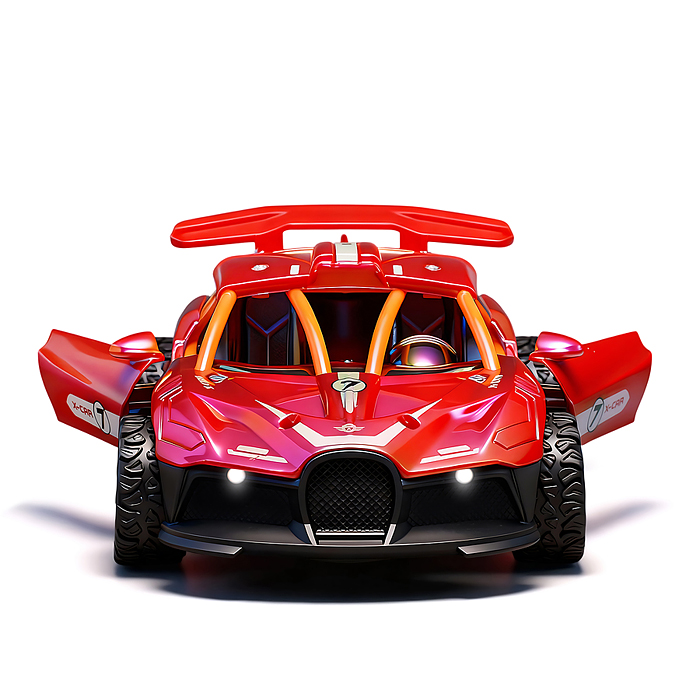 Машина BT0075-1 "Экстримальные гонки" р/у, 27 MHz, в коробке