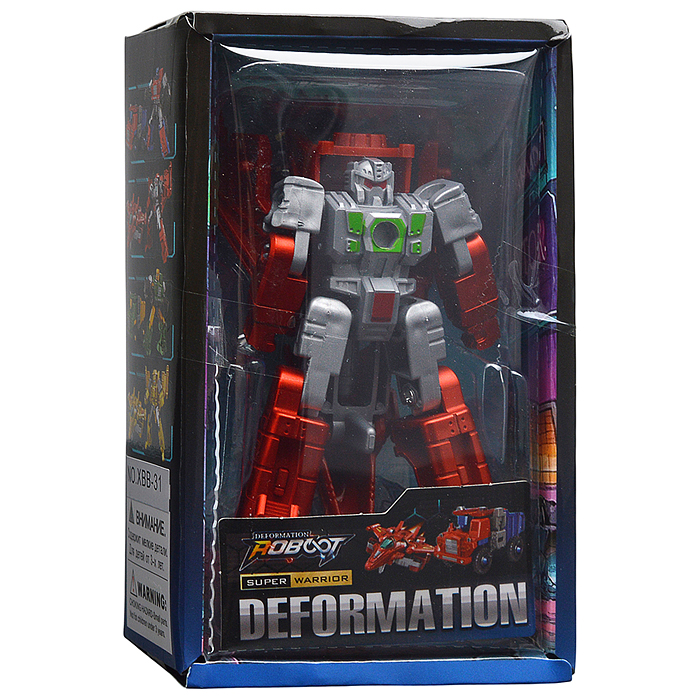 Робот XBB-31 трансформирующийся в самолет, в коробке