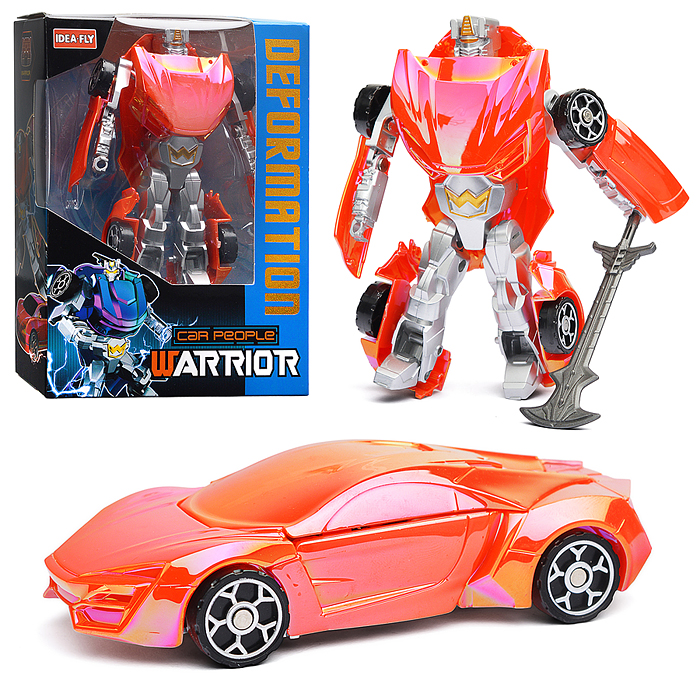 Робот BF-1124 трансформирующийся в спорткар, в коробке