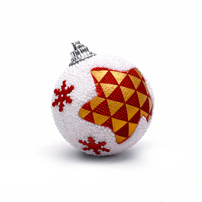 Набор новогодних украшений S2531 "Чудесный праздник" (20шт х 5см)