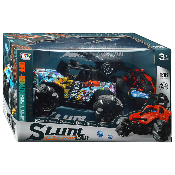 Машина SBY170-8A "Боевая водная атака" р/у, 27 MH, в коробке