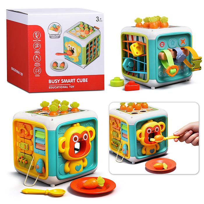 Куб развивающий YL562 "Развивайка" в коробке Куб развивающий YL562 "Развивайка" в коробке