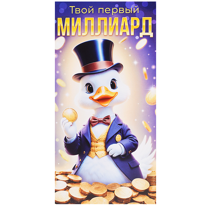 Конверт для денег "Твой первый миллиард"