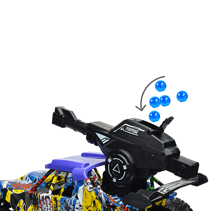 Машина SBY169-5 "Граффити" р/у, 27 MHz, в коробке