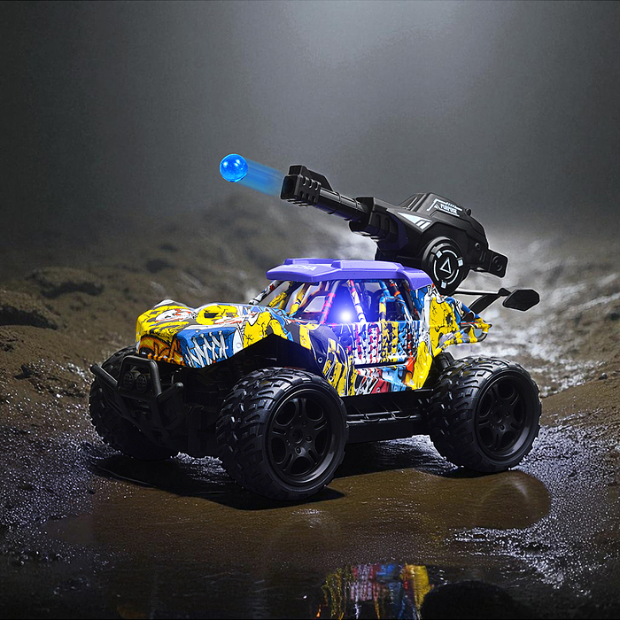 Машина SBY169-5 "Граффити" р/у, 27 MHz, в коробке