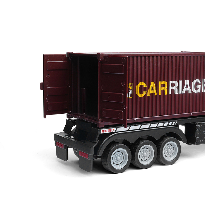 Машина GM1922 "Контейнеровоз" с дорожными знаками, р/у, 27 MHz, в коробке