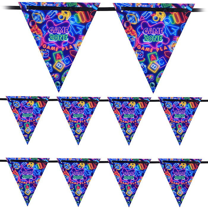 Флажки-растяжка 00-7477 "Game zone" 
