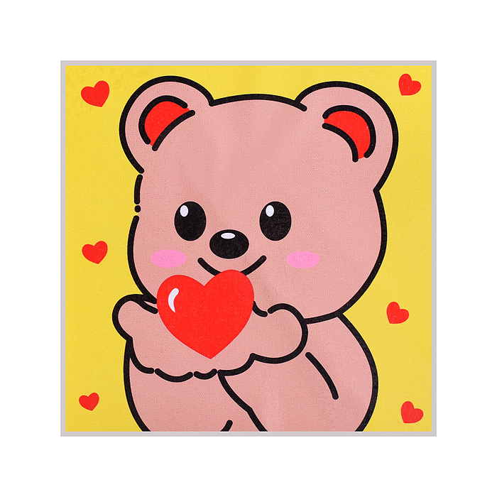 Набор творческая мастерская 22х22см 00-7366 "Влюблённый мишка"