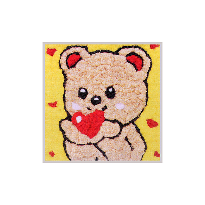 Набор творческая мастерская 22х22см 00-7366 "Влюблённый мишка"