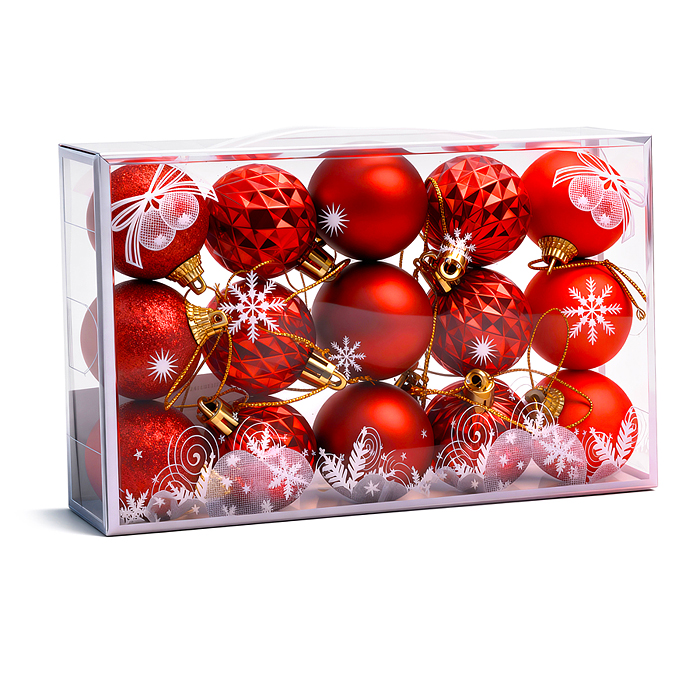 Фото к товару Набор новогодних украшений S2521 "Сказочный праздник" (15 шт х 4см) Набор новогодних украшений S2521 "Сказочный праздник" (15 шт х 4см)