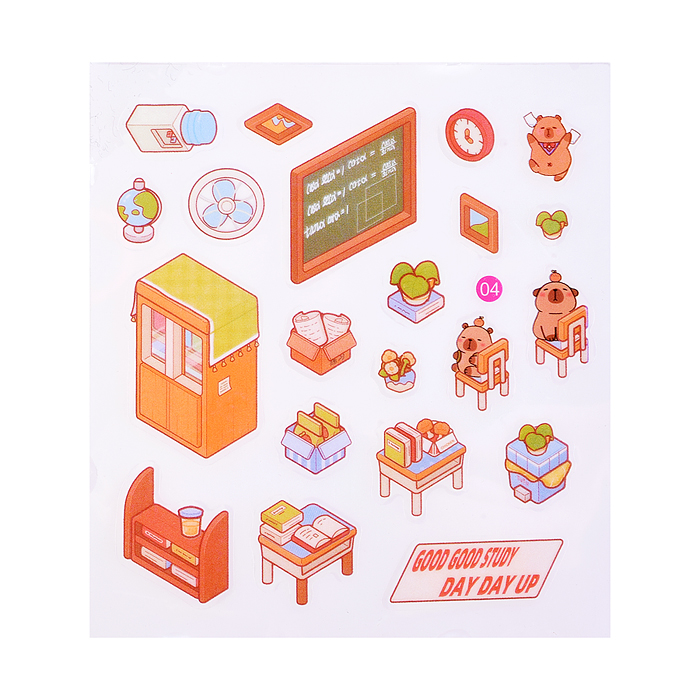 Фото к товару Набор наклеек 00-7387 "Румбокс" Набор наклеек 00-7387 "Румбокс"