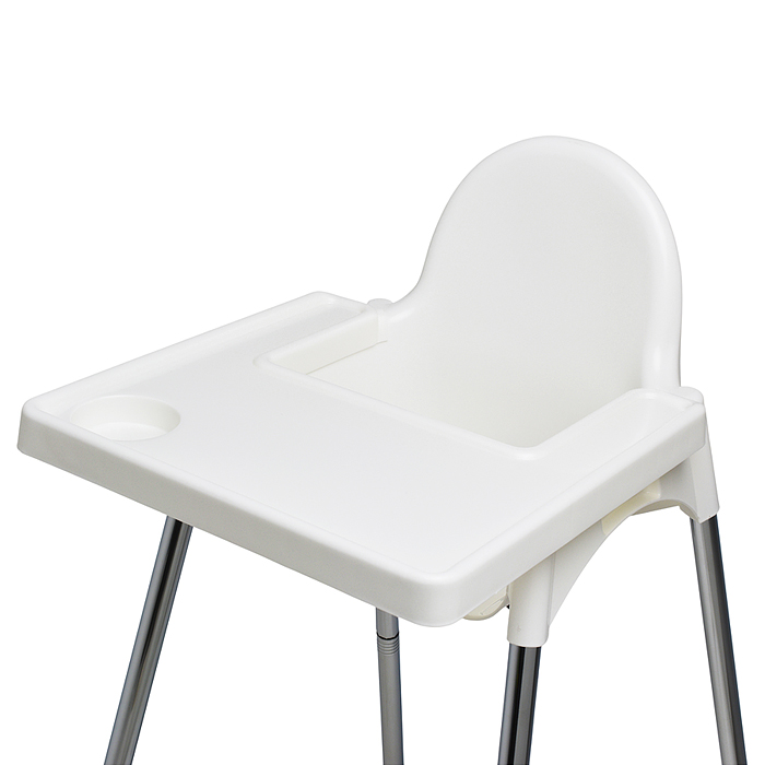 Стульчик для кормления, с разборными ножками, белый