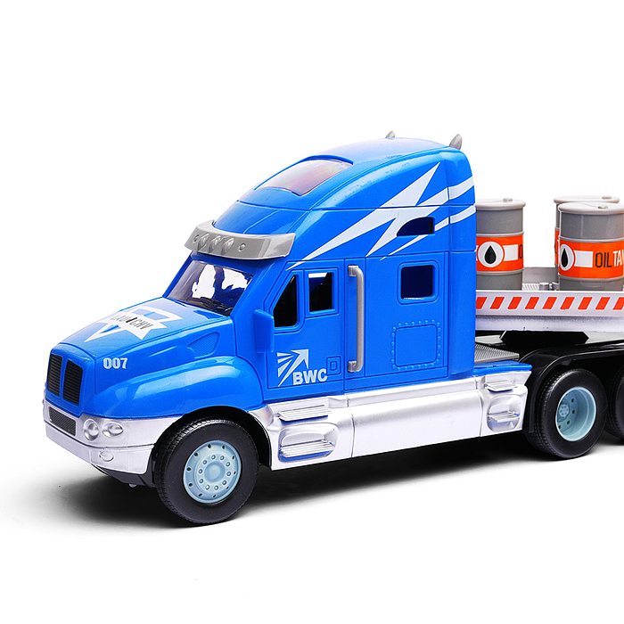 Фото к товару Машина GM1938 "Грузовик тягач с экскаватором" р/у, 27 MHz, в коробке Машина GM1938 "Грузовик тягач с экскаватором" р/у, 27 MHz, в коробке