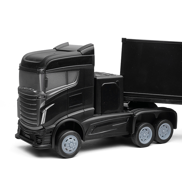 Набор машин 2002 "Контейнеровоз "Динозавры" с машинками и дорожными знаками, в коробке