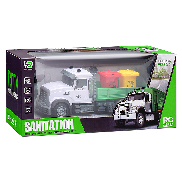 Фото к товару Машина YDL879-F10 "Мусоровоз" 27 MHz, в коробке Машина YDL879-F10 "Мусоровоз" 27 MHz, в коробке