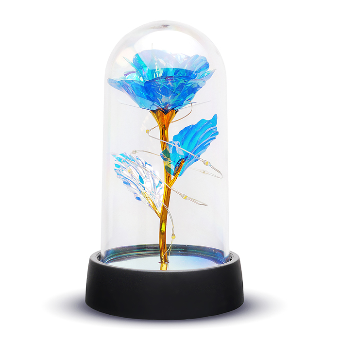 Светильник H06 "Волшебный цветок" в коробке (синий)