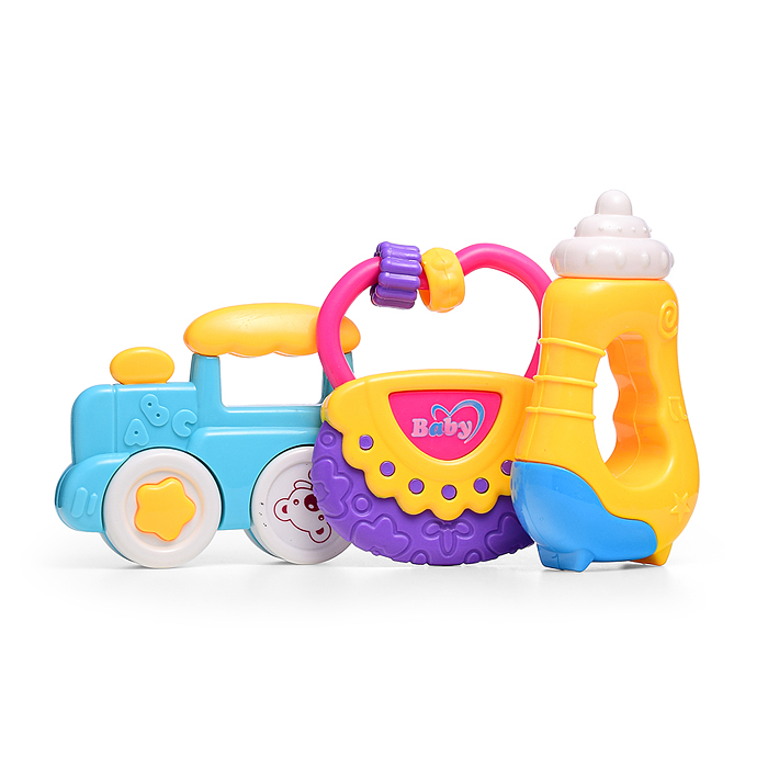 Фото к товару Набор погремушек Y0166 "Яркие впечатления" в пакете Набор погремушек Y0166 "Яркие впечатления" в пакете