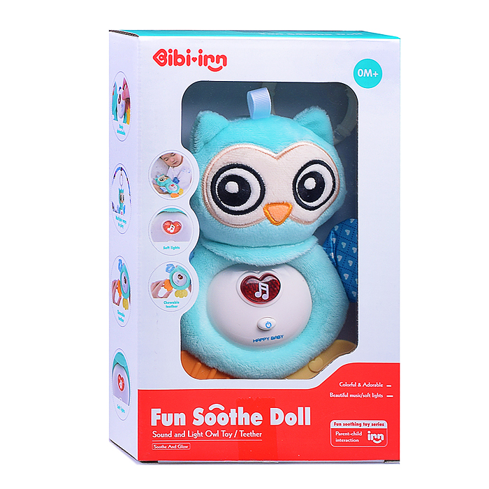 Интерактивная игрушка 6008 "Сова" в коробке