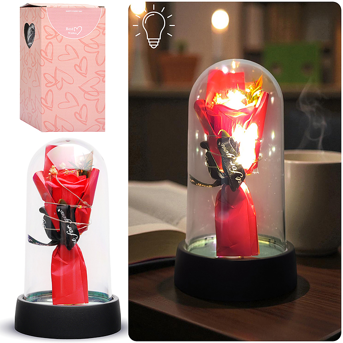 Светильник H07 "Букетик" в коробке (красный)