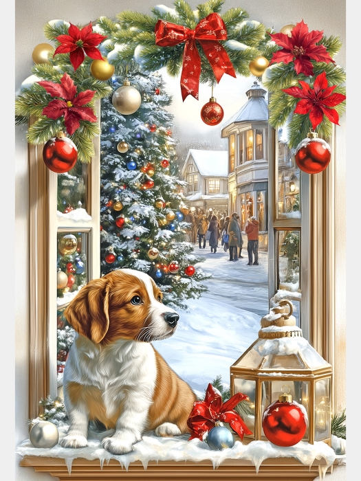 Алмазная мозаика 22х32 "В ожидании праздника" c подр., с полн. заполн. (24цв) (класс.) Алмазная мозаика 22х32 "В ожидании праздника" c подр., с полн. заполн. (24цв) (класс.)