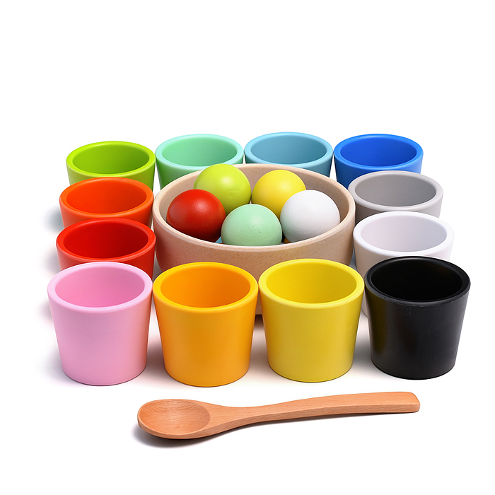 Фото к товару Сортер UT0261 "Стаканчики и шарики" в коробке Сортер UT0261 "Стаканчики и шарики" в коробке