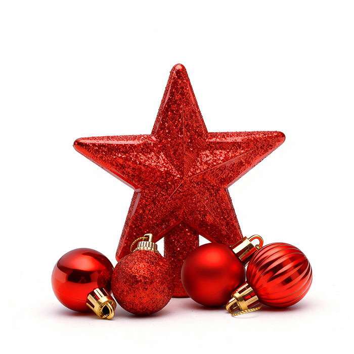 Фото к товару Набор новогодних украшений S2483 "Яркие впечатления" Набор новогодних украшений S2483 "Яркие впечатления"