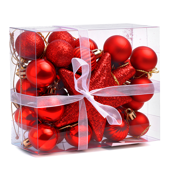 Фото к товару Набор новогодних украшений S2483 "Яркие впечатления" Набор новогодних украшений S2483 "Яркие впечатления"