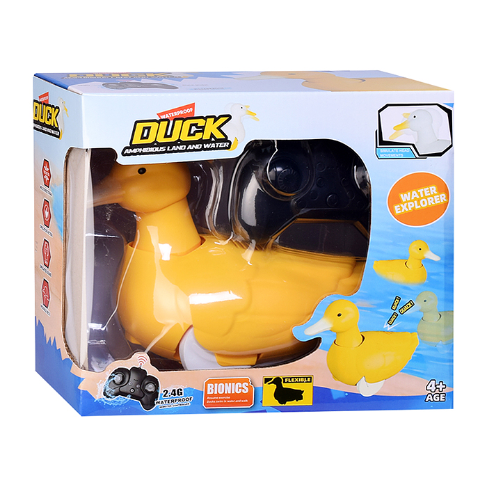 Фото к товару Утка 208046 "Крякуша" р/у, в коробке Утка 208046 "Крякуша" р/у, в коробке