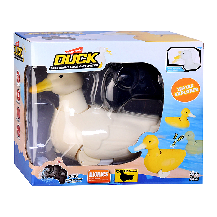 Фото к товару Утка 208046 "Крякуша" р/у, в коробке Утка 208046 "Крякуша" р/у, в коробке