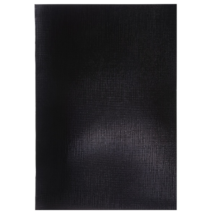 Тетрадь 96л. А4 клетка "Metallic" на скобе обложка бумвинил черная