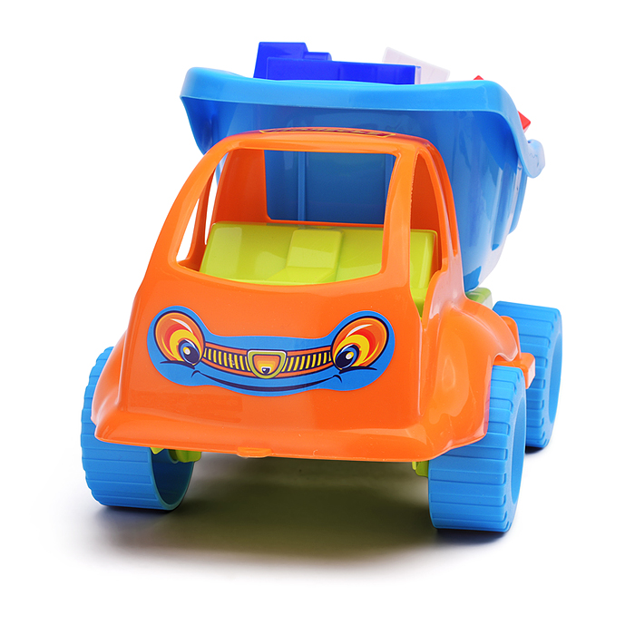 Набор №52 "Муравей", автомобиль-самосвал + конструктор "Строитель" (12 элементов)