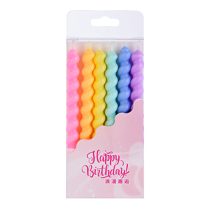 Набор свечей 00-7380 "С днем рождения"