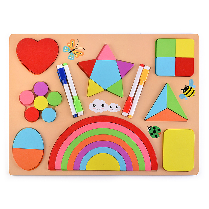 Фото к товару Пазл-вкладыш D2120 "Яркая картинка" Пазл-вкладыш D2120 "Яркая картинка"