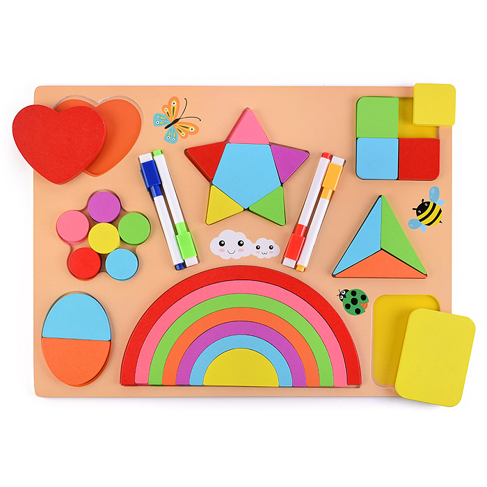 Фото к товару Пазл-вкладыш D2120 "Яркая картинка" Пазл-вкладыш D2120 "Яркая картинка"