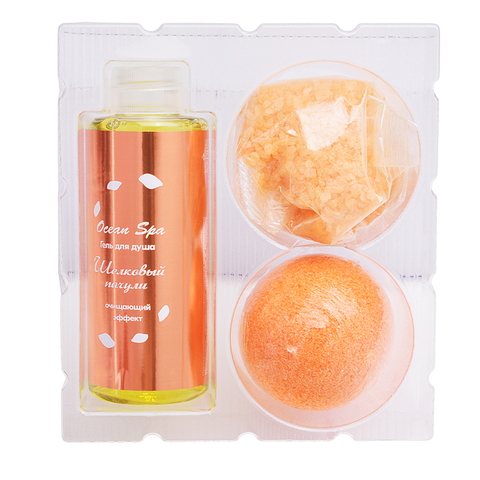 Набор бурлящих шаров "Ocean Spa" 370г Персик и пачули