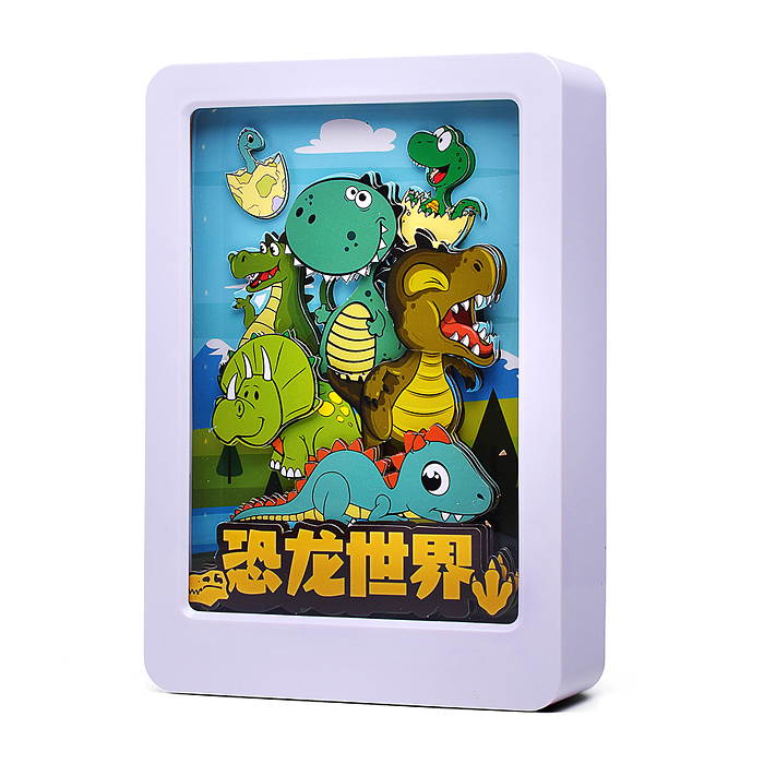 Фото к товару Ночник-пазл 3Д 2027-103 "Мир Динозавров" со светом и музыкой, в коробке Ночник-пазл 3Д 2027-103 "Мир Динозавров" со светом и музыкой, в коробке