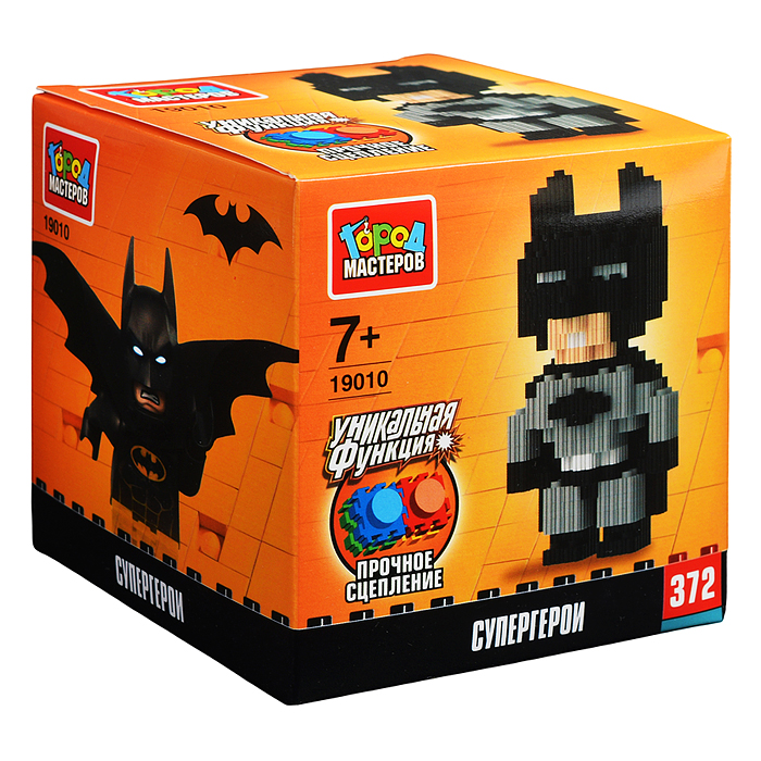 Конструктор 3D сборная фигурка "Супергерои" 372 дет. 