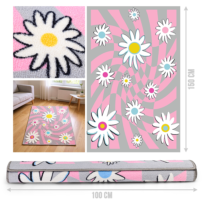 Ковер "Забава" дет. 1х1,5 прямоугольный