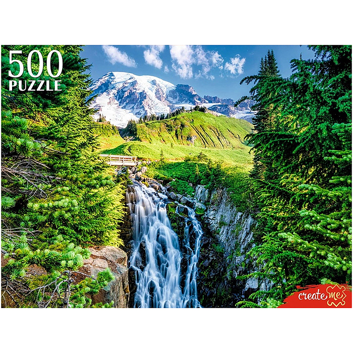 Пазлы 500 "Весна в горах"