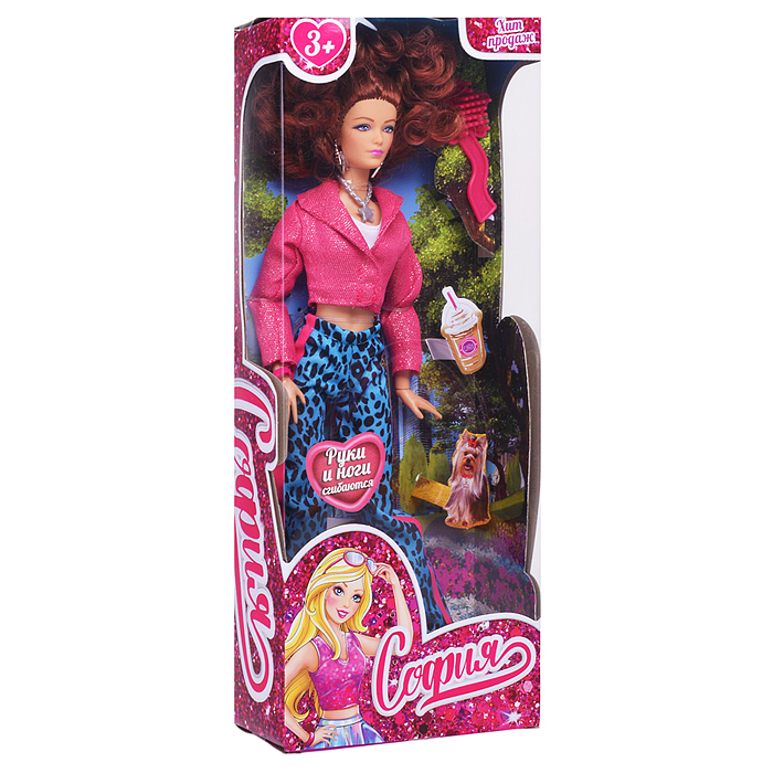 Фото к товару Кукла София, 29 см. (руки и ноги сгиб, аксесс.) в коробке Кукла София, 29 см. (руки и ноги сгиб, аксесс.) в коробке