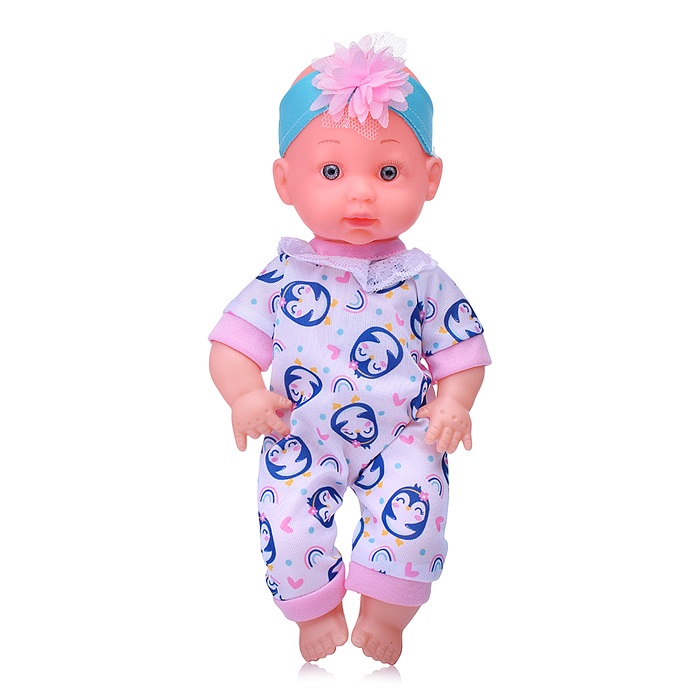 Фото к товару Пупс UT0170-4 "Мой пупсик" Анюта, с аксессуарами, со звуком, в пакете Пупс UT0170-4 "Мой пупсик" Анюта, с аксессуарами, со звуком, в пакете