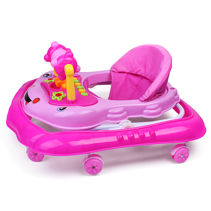 Ходунки 907-1 "Веселая карусель" (цвет розовый)