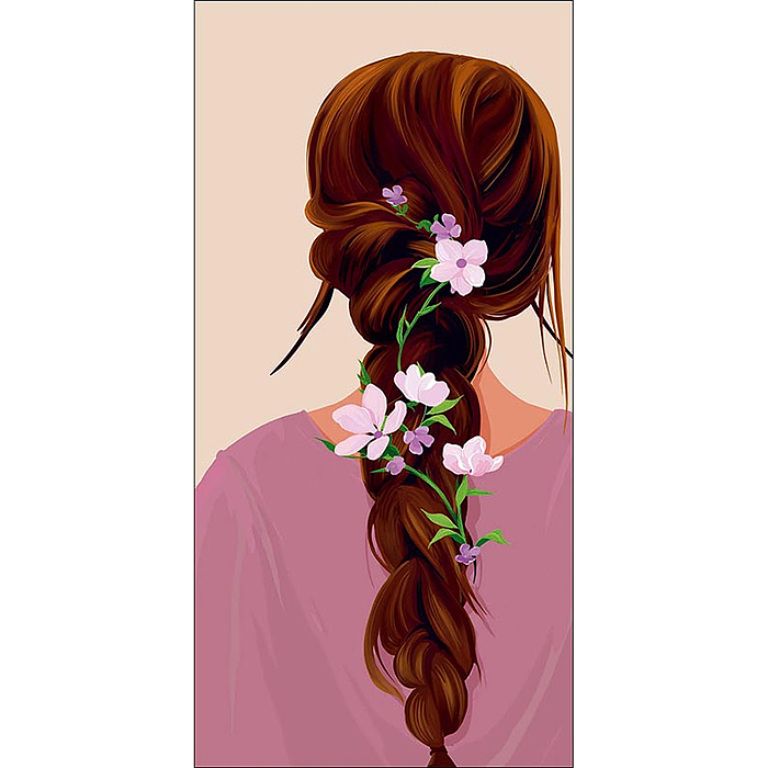 Конверт для денег "Девушка"