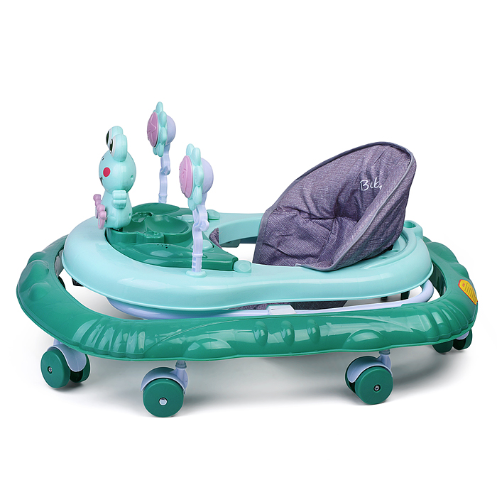 Ходунки 809S-2 "Веселый лягушонок" (цвет мятный)