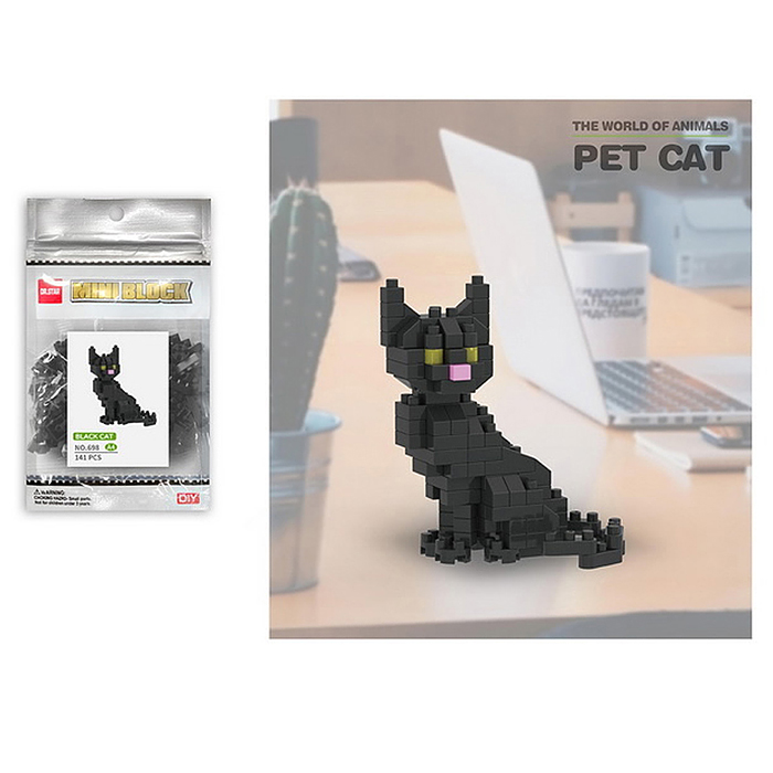 Конструктор 698-A4 "Черный кот" в пакете