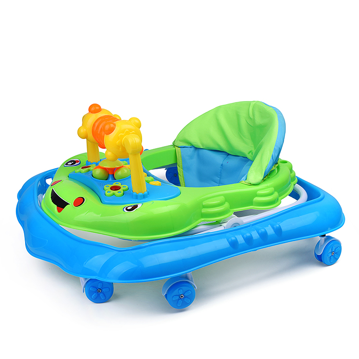 Ходунки 907-2 "Веселая карусель" (цвет салатовый/голубой)