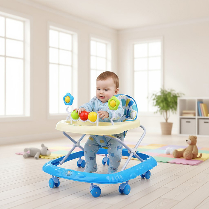 Ходунки 803-3 "Любимые игрушки" (цвет голубой)