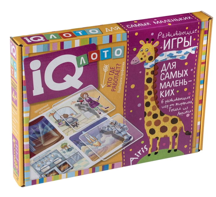 Пластиковое лото для малышей (нов) 4+ Кто где работает? Подбираем профессии  Доронина Г.В., Ходюшин