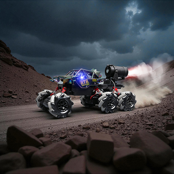 Машина SY215KHP-13U "Металик SPRAY" р/у, 27 MHz, в коробке